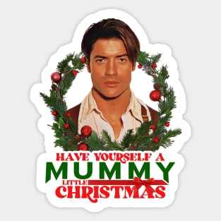 Have Yourself a Mummy Little Christmas Sticker